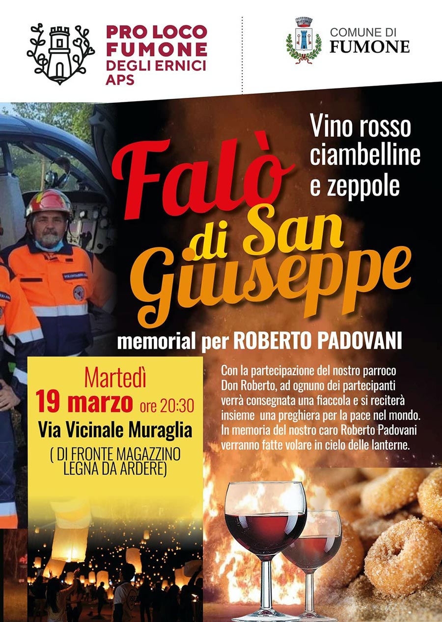 Falò di San Giuseppe Fumone