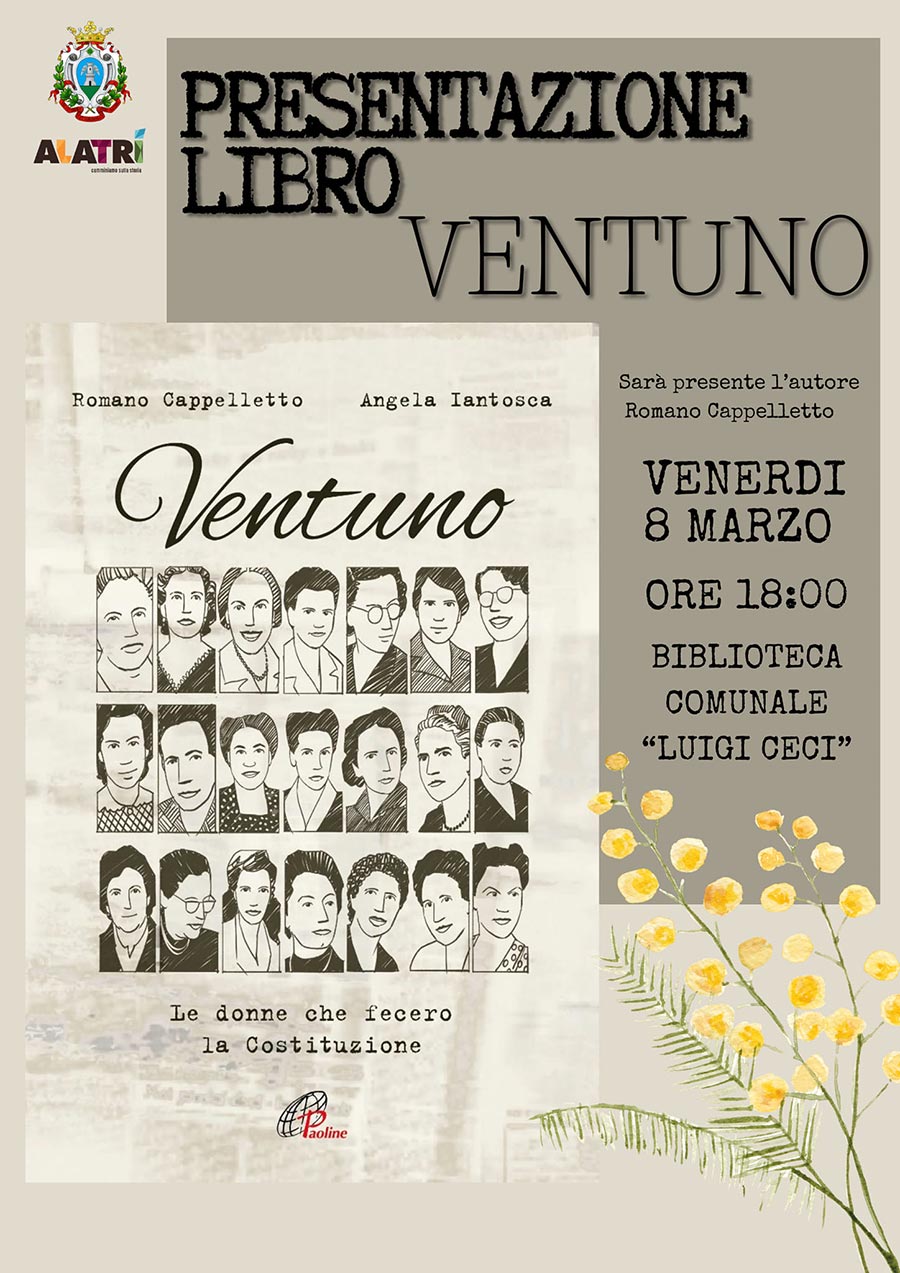 Presentazione del Libro "Ventuno"