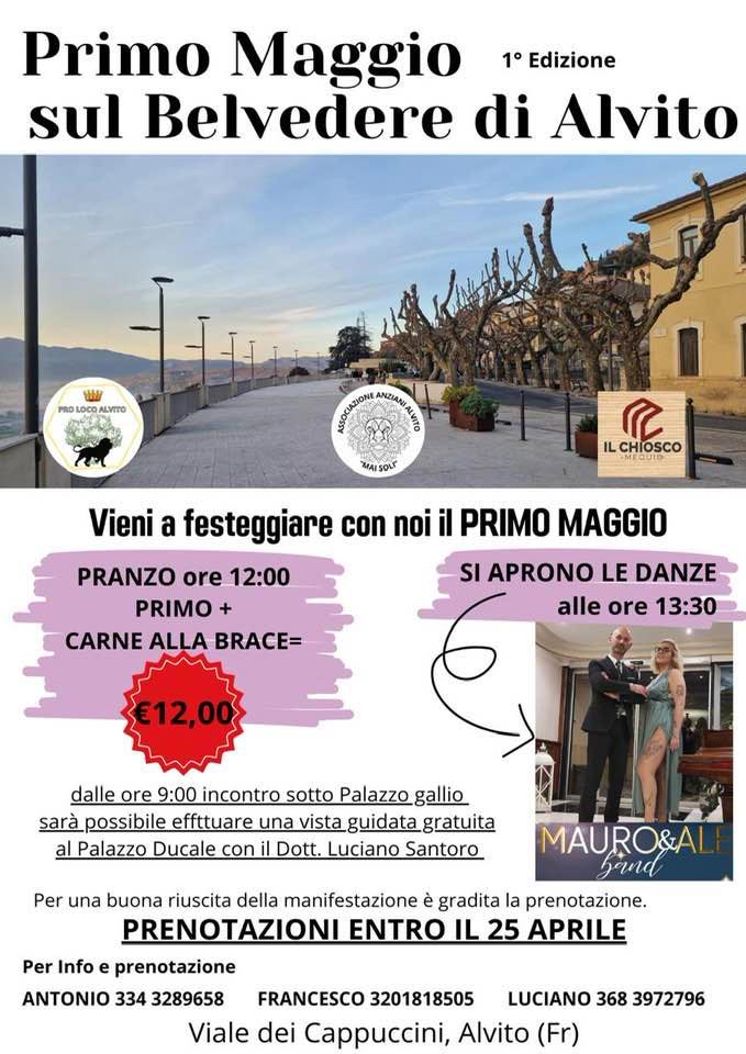 1 Maggio sul Belvedere di Alvito 2024 Alvito
