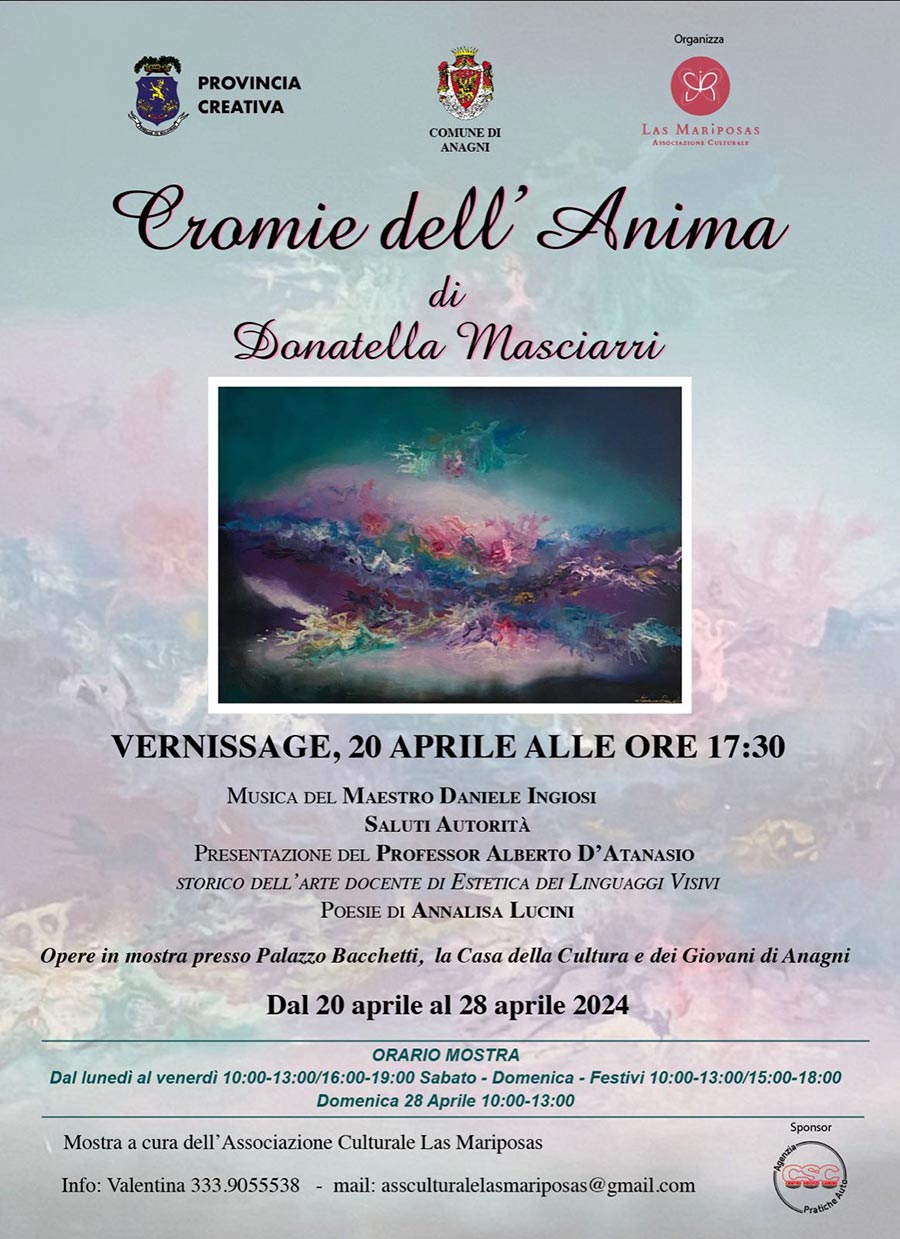 Mostra "Cromie dell'Anima" Anagni