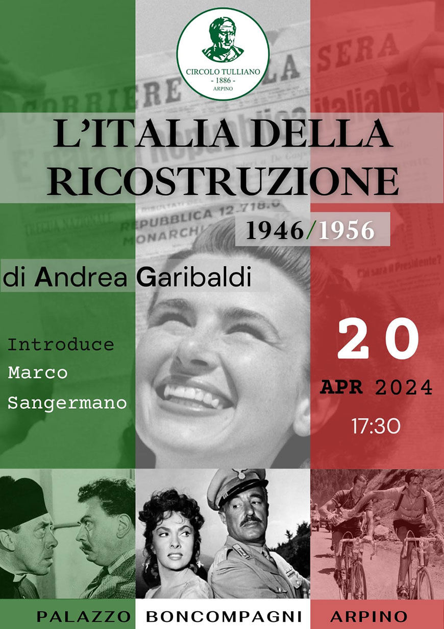 Conferenza "L'Italia della Ricostruzione"