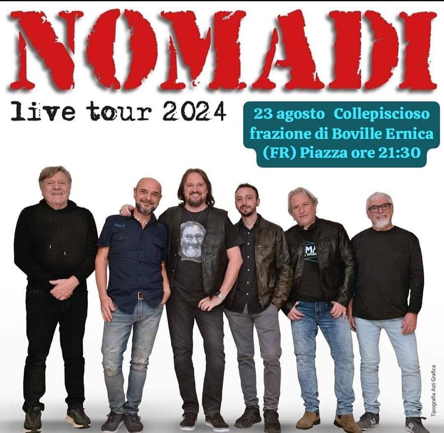 Nomadi Live Tour 2024 Boville Ernica