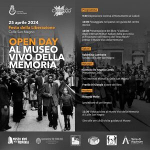 Open Day al Museo Vivo della Memoria