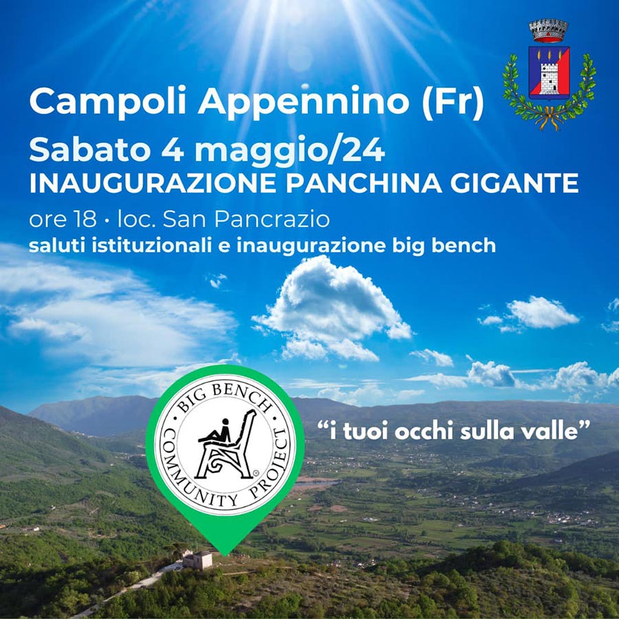 La Panchina Gigante di Campoli Appennino