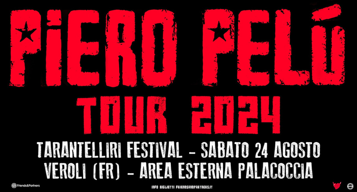 Piero Pelù Tour 2024 - Tarantelliri Festival
