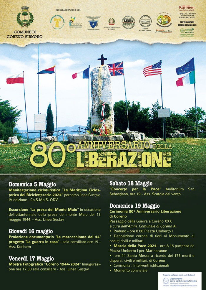 80° Anniversario della Liberazione di Coreno