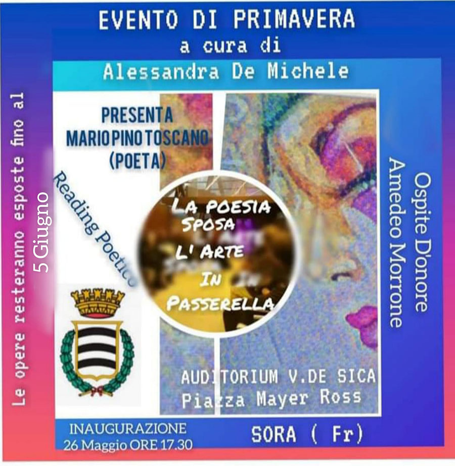La poesia sposa l'arte in passerella