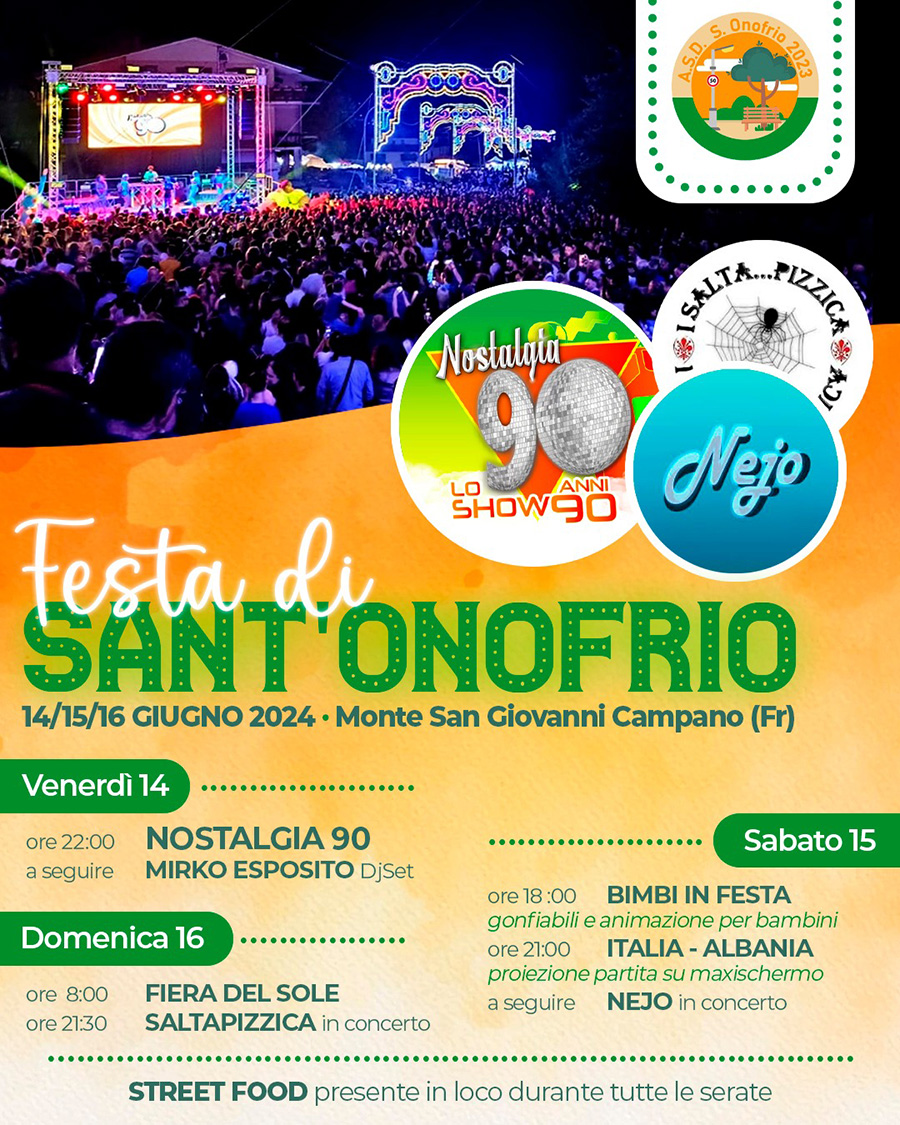 Festa di Sant'Onofrio 2024