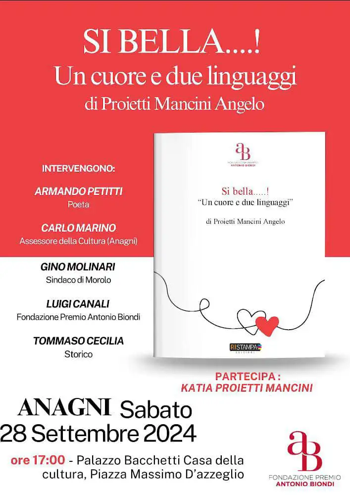 Presentazione volume "Si Bella…!" 2024