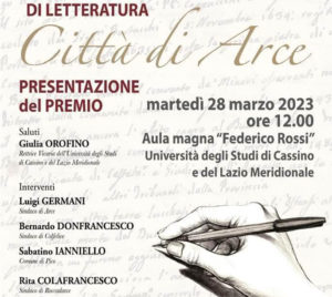 Presentazione Premio di Letteratura città di Arce