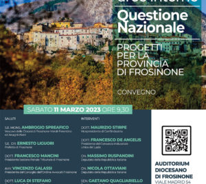 Convegno Tutela sicurezza e sviluppo aree interne Frosinone 2023
