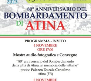 80° Anniversario del bombardamento di Atina