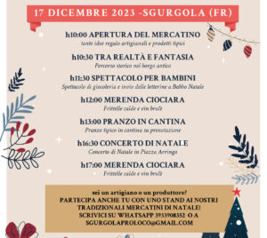 Christmas Bazar 2023 Sgurgola