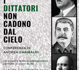 Conferenza ''I dittatori non piovano dal cielo''