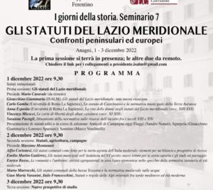I giorni della storia - Anagni 2022
