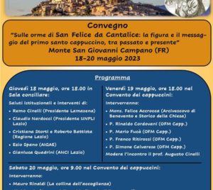 Convegno "Sulle orme di San Felice da Cantalice"