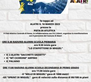 La Corsa di Miguel Alatri 2023