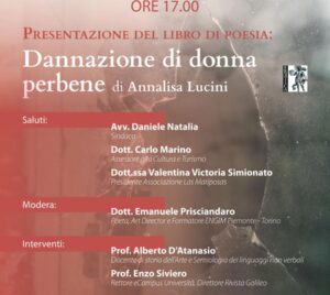 Presentazione libro ''Dannazione di Donna'' Anagni 2023