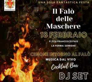 Il Falò delle Maschere Serrone