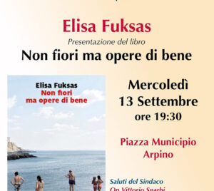Presentazione Libro Elisa Fuksas Arpino 2023