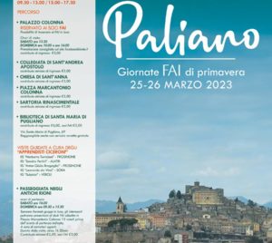 Giornate FAI di Primavera 2023