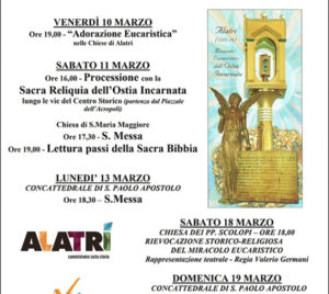 Miracolo Eucaristico dell'Ostia Incarnata 2023