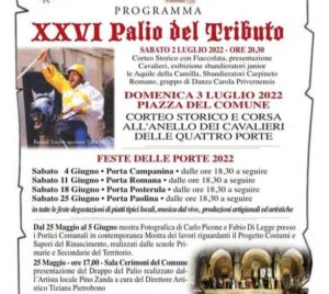 Palio del Tributo Priverno 2022