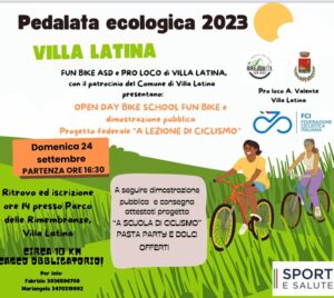 Pedalata Ecologica 2023 - Villa Latina