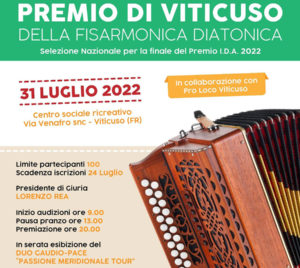 Premio di Viticuso della Fisarmonica Diatonica 2022