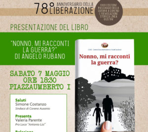 Presentazione libro Nonno mi racconti la Guerra ?