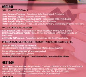 Una provincia unita contro la violenza sulle donne