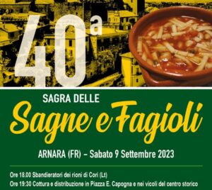 Sagra della Sagne e Fagioli di Arnara 2023