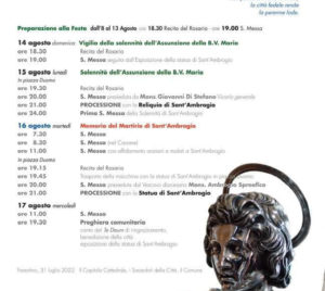 Festeggiamenti per Sant'Ambrogio