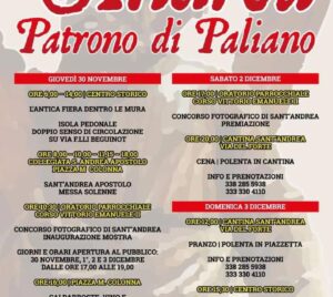 Festeggiamenti per Sant'Andrea 2023 Paliano
