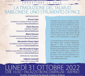 La Traduzione del Talmud Babilonese uno Strumento di Pace