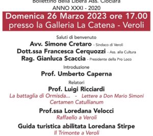 Presentazione di Tèretum Veroli 2023