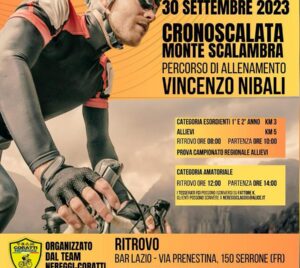 Trofeo San Michele cronoscalata Monte Scalambra 2023