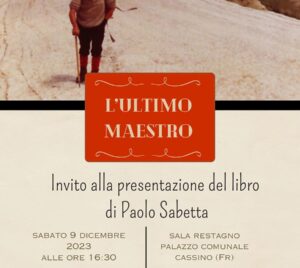 Presentazione del Libro ''L'ultimo Maestro''