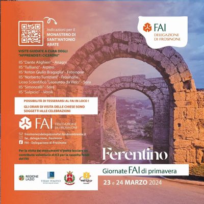 Giornate FAI di Primavera 2024 a Ferentino