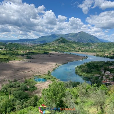 Valle di Comino dal Lago di Posta Fibreno